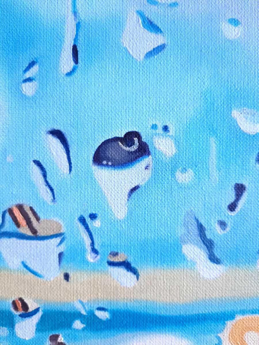 Rainy beach - Kunst-Direkt