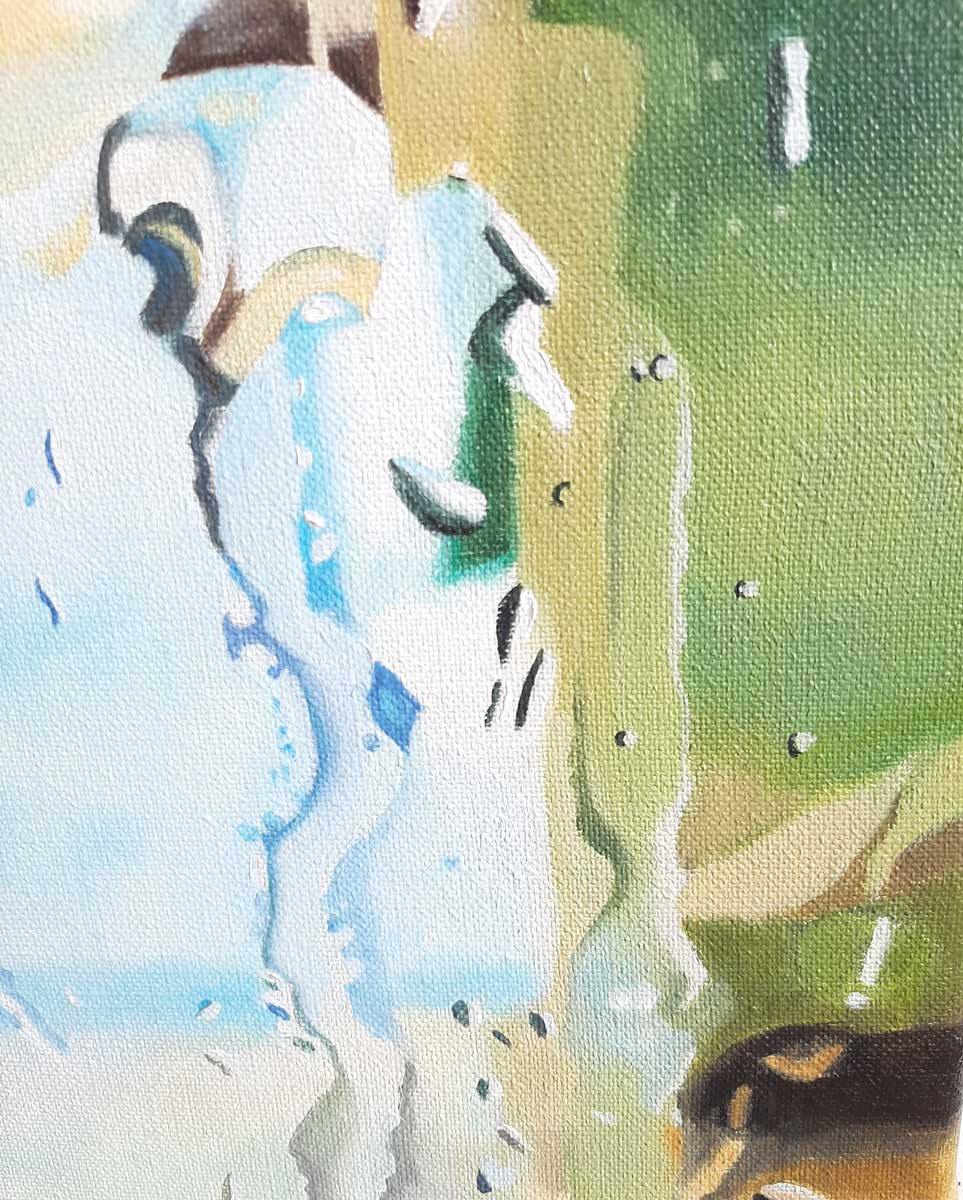 Rainy beach - Kunst-Direkt