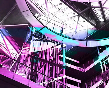 Detaiansicht des Motives Spacelab, viele Details sind erkennbar