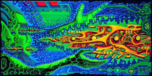 Tryptichon Alienspuck Ether