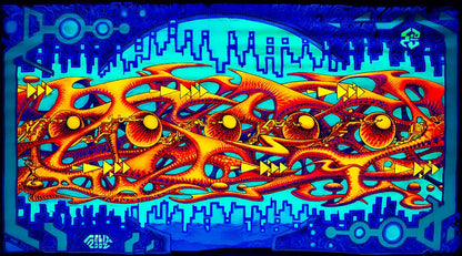 Tryptichon rotes Ether