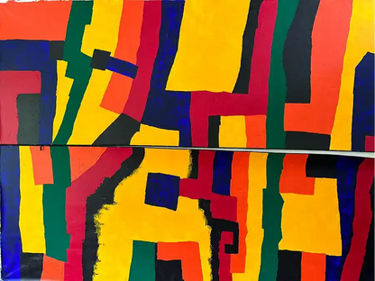 Horizontally separable color fields no. 2 