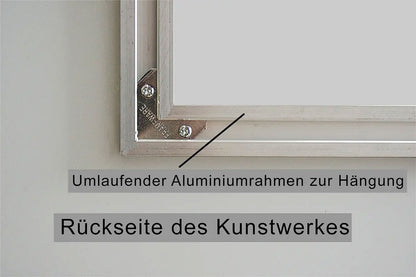 Rückseite alu-Dibond zur Hängung